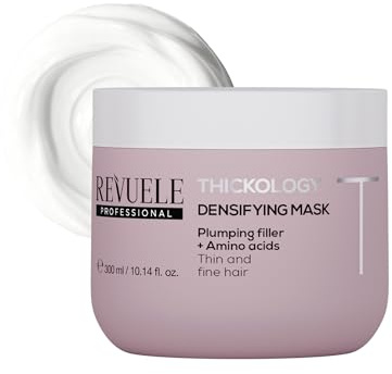 REVUELE Hair Professional Thickology Mascarilla Densificadora – Cabello Fino y Sin Volumen, Reestructura, Nutre Intensamente y Aporta Cuerpo y Grosor, 300 ml