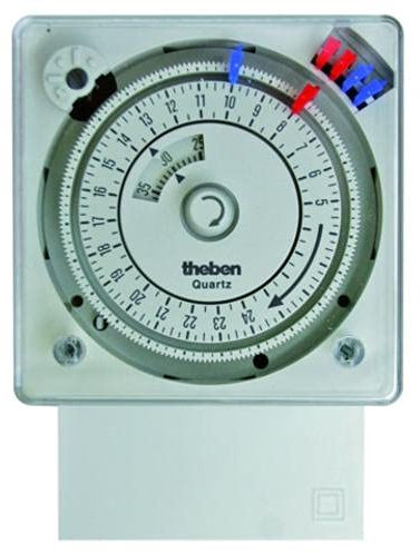 Theben SUL189H – Interruttore orario 72 x 72 24H 10 A con Backup