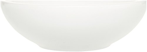 Emile Henry Eh112128 Grand Saladier Céramique Blanc Farine 28 X 28 X 10,2 cm