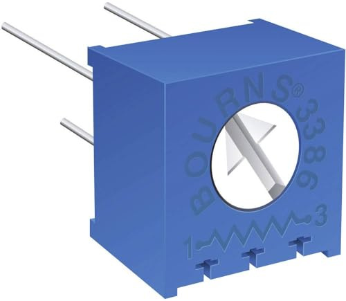 Bourns Trimmer Potentiometer, 10Kohm 1Turn Through Hole - 3386P-1-103LF
