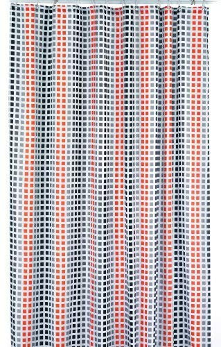 Duschvorhang Kela Lamis koralle 22089 180cm breit x 200cm lang