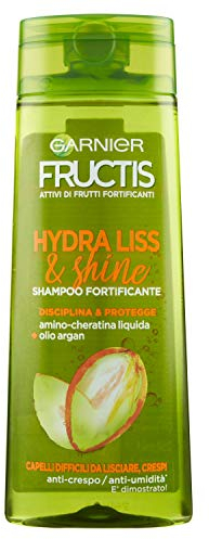 Garnier Fructis Hydra Liss Shampoo für schwer zu glätten, 250 ml