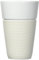 Bodum BISTRO 2-teiliges Tassenset mit Silikonband (Spülmaschinengeeignet, 0,6 liters) cremefarben, Creme