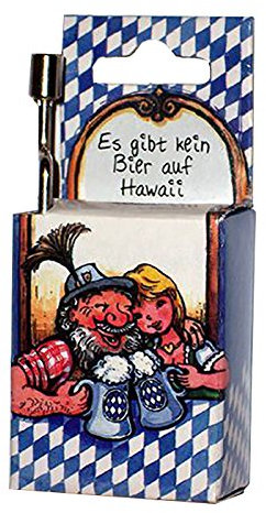 Fridolin Spieluhr Kein Bier auf Hawaii, Musikbox, Spieluhr, 18-Ton Spielwerk, Handkurbel, Little Kid, Toddler, Mehrfarbig, Metall, Holz, Karton, Handkurbel
