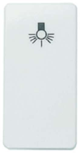 Niessen stylo - Pulsador sin grabar blanco alpino