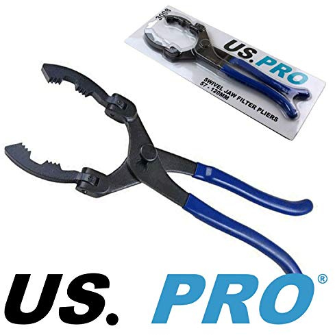 US PRO Swivel Jaw Filter Pliers 57-120MM 3098