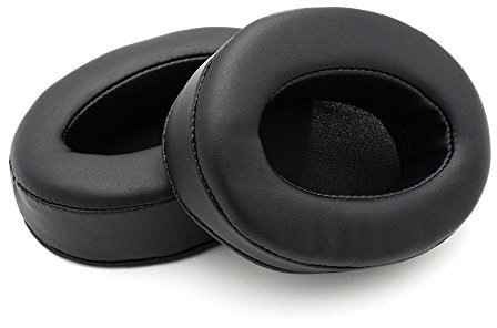 YunYiYi Black Replacement Ear Pads Cushion Pillow Earpads Compatible with Audio-Technica ATH-M40X M50x M50 M20X M20 Headphones