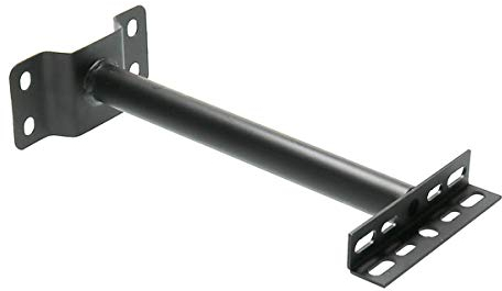 LEDUNI Halterung mit Arm zur Montage der Spots an der Wand, 30 cm, Material Stahl, schwarz lackiert, Beleuchtung von Werbeschildern, kompatibel mit LED-Strahlern im Außenbereich