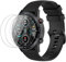 NOKOER Correas para Honor Magic Watch 2 46mm, [2 in 1] TPU Silicona La Correa + 3 Piezas Protector de Pantalla, [Resistente al Desgaste] [Transpirable] Pulsera para Honor Magic Watch 2 46mm - Negro