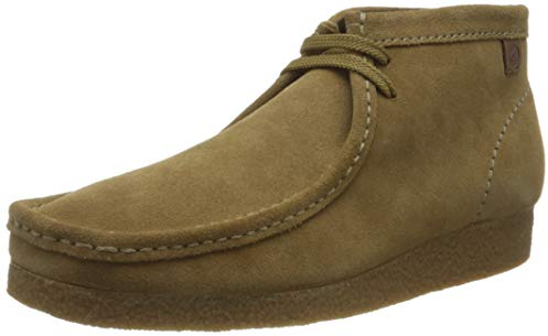 Clarks Shacre Boot, Scarpe Chukka Uomo, Dark Sand Suede 387, 42.5 EU