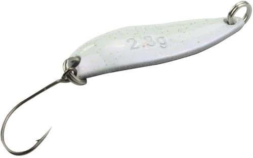 FTM Spoon Crator 2,3g - Forellenblinker, Farbe:weiß/braun