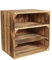 CHICCIE Weinregal Wino aus Holz - Geflammt 2X Regal Holzkiste