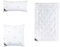 sei Design Bettset Kissen und Decke 135x200 Small SWAN-Set Bettdecke 135x200 + Kopfkissen 80x80 und 40x80