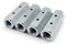 Design61 4X Stangenmutter M12 x 55 mm DIN 1479 Sechskant Spannschlossmutter Innengewinde Gewindestange Stahl Verzinkt
