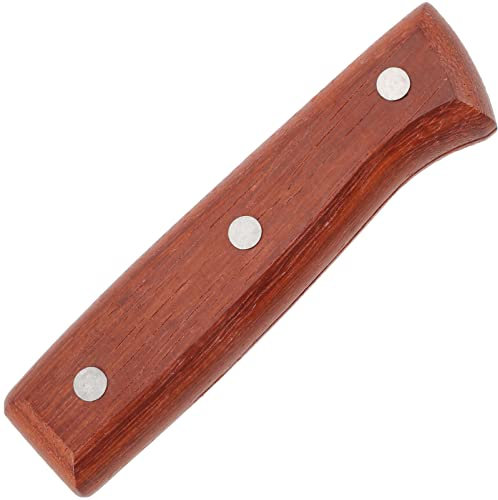 OUNONA Messergriff Holz Ersatz Universalgriff Reparatur Cutter Handgriff Für Kochmesser Fleischmesser Hackmesser Zubehör 12.4CM