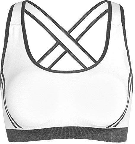 Damen BH Frauen Rücken laufenden BH Stahl Anpassung kein Yoga-Ring Pole Dance Kleidung