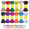 WHC 12 Pièces Cordon pour Bracelet 1.5mm Cordon Satin 12 Couleurs Cordon Bracelet Fils Bracelet, Fil de Nylon Corde Bracelet pour Les Bijoux DIY Collier Bracelet Cordon (20 Mètres de Chaque Couleur)