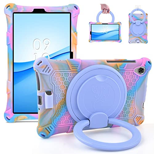 KATUMO Silicone Rotating Case For Lenovo Tab M8 4th Gen 8 inch (TB300FU)/ Tab M8 3rd Gen (TB-8506F)/ M8HD (TB-8505F/X)/ M8FHD (TB-8705F/N) Soft Rubber Portable Cover Case Kids