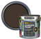 SAVING HUB 2.5L Garden Paint - Exterior Wood Paint Tin - Garden Furniture Colors Paint Outdoors - Benches, Metal, Brickwork, Plants Pots Paint - Fade Resistant (English Oak)