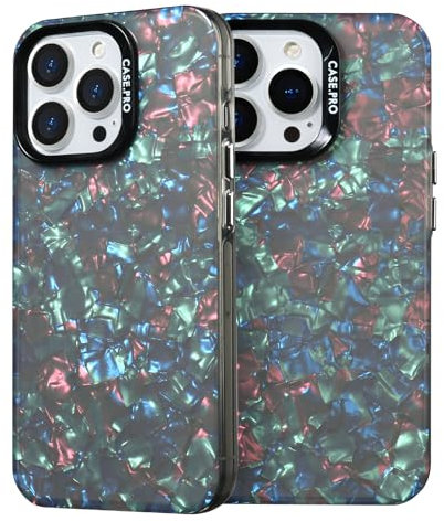 GANGANPRO Case for iPhone 11 Pro Max Sparkly Opal Glitter Case 6.5 Inch Translucent Soft TPU Bumper Protective Phone Case Cover Women Girls Black