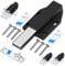 Magnetic Push Latch Without Nail Installation Tonitrui Heavy Duty Magnetic Touch Latches for Large Door Push Release Latch Kitchen Drawer Push Catch Press Out Latch (Black 4 Pack)