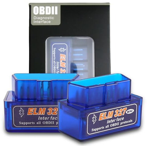 2 Pcs Outil de Diagnostic Auto OBD2, OBD2 Bluetooth, OBD2 Diagnostic Voiture Multimarque, Mini Bluetooth OBD II EOBD Scanner Adaptateur Moteur Automobile Outil De Diagnostic Lecteur De Code De Défaut