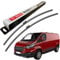 Silbak Windscreen Wipers, fits for FORD TRANSIT CUSTOM (2012 ONWARDS) Front Wiper Blades, 750mm/700mm