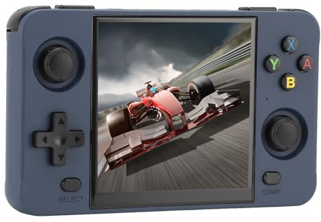 Hand Retro Gaming Konsole, RK3566 ARM 64Bit Quad Core Spielkonsole mit Speicher Karte, Unterstützung 11 Emulatoren, 4 Zoll Hand Videospielkonsole (16G und 64G)