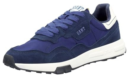 GANT FOOTWEAR Men's Youtron Trainers, Navy, 10 UK