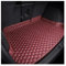 SNMHH Auto Kofferraummatten für Cupra Born I 2021 2022 2023 2024 Schondecken Anti-Verschleiß rutschfest Kofferraumwanne Autozubehör Matten Teppiche Reise,Wine red-with Edge