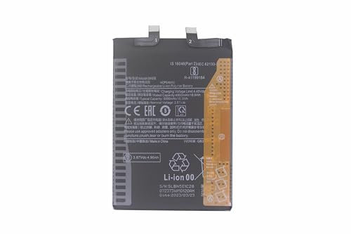 1x Batterie de Remplacement BN5E 5000 mAh pour Xiaomi Poco X4 Pro pour Redmi Note 11 Pro 5G Note 11E Batterie de Remplacement