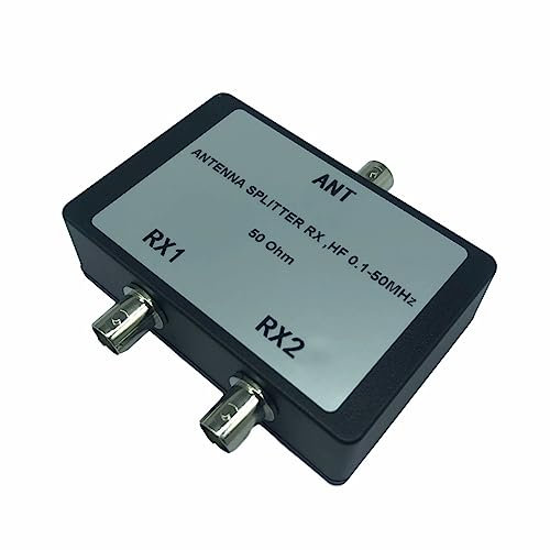 Swiixxer Antennensplitter ABS Antennensplitter Rx Hf 1-50 MHz ANTENNENSPLITTER RX HF 1-50 MHz Satelliten-Koaxialkabel-Signalsplitter