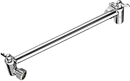 Artibetter Duschkopfersatzarm Verstellbar Wandmontiert Dusche Arm Badzubehör Kompatibel Mit Standard Duschköpfen Inkl Handbrausen Und Multifunktionsbrausen