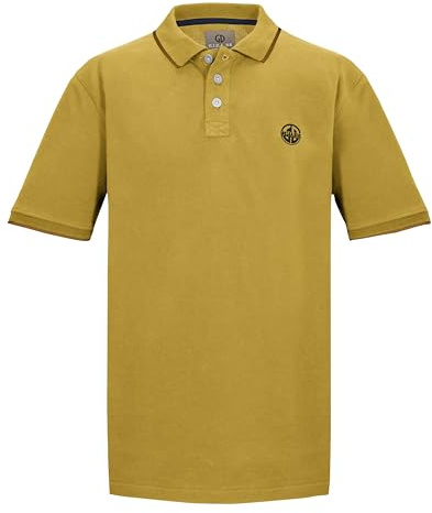 G.I.G.A. DX Herren Poloshirt/Polo Shirt Kurzarm GS 6 MN PLSHRT GOTS, gebranntes gelb, 4XL, 42649-000