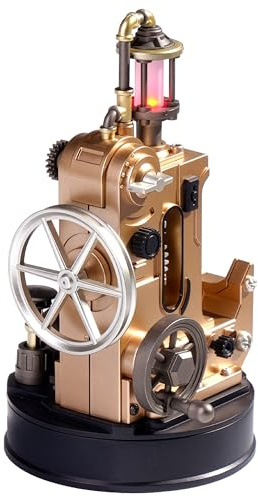 ROBOTIME 3D-Puzzle Morse-Telgraphen – Mechanisches DIY-Modell mit Licht & Sound, Steampunk PVC Spielzeug für Büro und STEM, CGM02