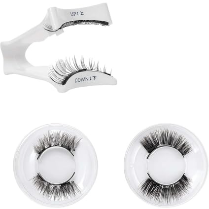 2 Paar Voluminös Magnetische Wimpern Set, Magnet Wimpern ohne Kleber mit Applikator, Wimpern Magnetisch Kein Eyeliner Wiederverwendbar, Magnetic Lashes Voluminöser Look für Anfänger
