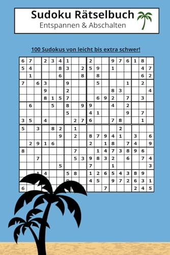 Sudoku Rätselbuch: Entspannen & Abschalten