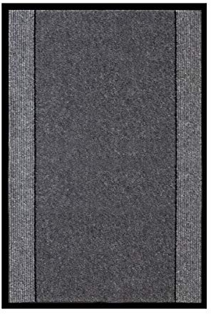 JML Magic Carpet Washable Door Mat - Ultra Absorbent Fibres Soak Up Water, Moisture and Mud, Dirt Trapper Door Mats Indoor, a Doormat to Keep Mud and Dirt off Your Floors, Large, Grey