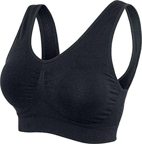 Urban Classics Ladies Pads Sport Bra Frauen BH schwarz