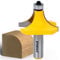 Yonico 13168 3/4-Inch Radius Round Over Edge Forming Router Bit 1/2-Inch Shank
