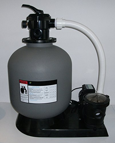 SPIRATO Sandfilteranlage Pool Sandfilter Splash 500 Set mit Filterpumpe 16 m³/h