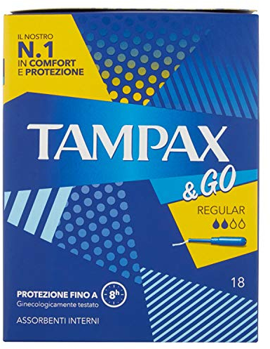 Tampax & Go Tampons, regular, 18 Stück