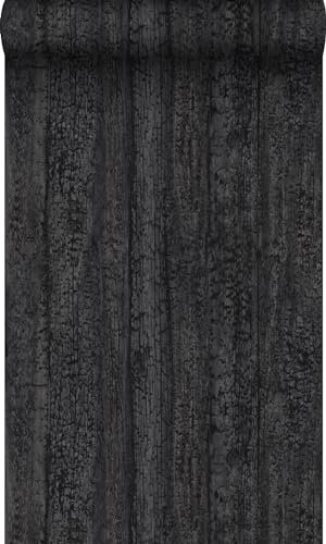 Origin papier peint imitation bois noir 53 cm x 10.05 m Wallcoverings
