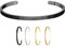 Max Palmer | Armband/Armreif mit Spruch - Gravur I Love You to The Moon and Back [02.] - schwarz