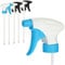 com-four® 6X Accesorio pulverizador para Botellas pulverizadoras - Cabezal pulverizador en Tres Colores - pulverizador (Azul + Blanco + Negro)