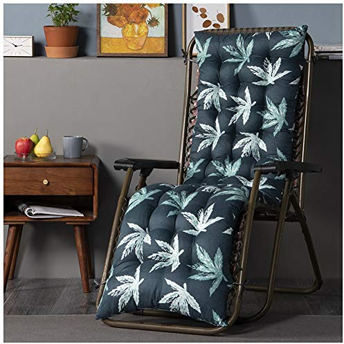 YOUCAI Auflage für Deckchair Liege-Stuhl Polster-Auflage Weich Und Bequem Dicker Bezug für Den Außengebrauch,48x170cm,Grün