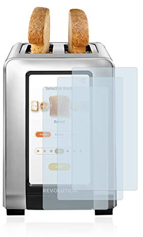 BROTECT Schutzglas für Revolution Cooking Smart Toaster (3 Stück) Schutzfolie Panzer Folie Glas [Extrem Kratzfest 9H, Anti-Fingerprint, Ultra-Transparent]