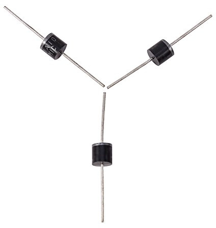 50 Stück Dioden 10A10 1000V 10A Sperrdiode 12v Hochspannung Diode Sperrdioden Diodengleichrichtdioden Bypass Diode für Diode, Bleifreie Harmlose Dioden für Solar Panel, Solar