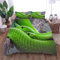 AOUAURO Bettwäsche 135x200 Schlange Bettbezug Set 3D Bedruckte 3-Teiliges Polyester mit Reißverschluss 1 Bettbezug und 2 Kissenbezug 80x80cm 3 Stück Einzelbett