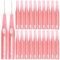 Interdentalbürsten, Zahnbürsten, einziehbare Zahnseide-Sticks zur Zahnreinigung, Plaque-Entfernung, 0,6 mm, Zahnstocher, Zahnseide, Zahnreinigungswerkzeug, Zahnseide-Plektren, 30 Stück